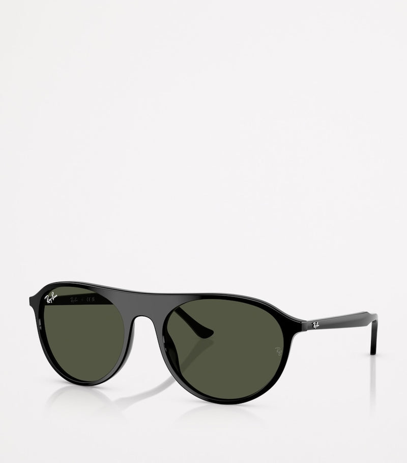 Ray-Ban RB2215 rounded square sunglasses acetate, imported from the UK