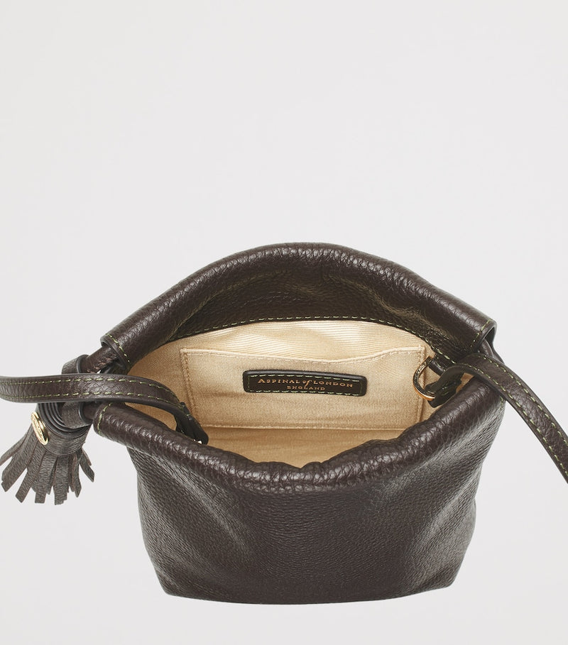 Aspinal of London Soho cross-body leather pouch (British brand)