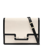 TOM FORD Aube cross-body bag in cotton canvas and calfskin leather, imported from the UK