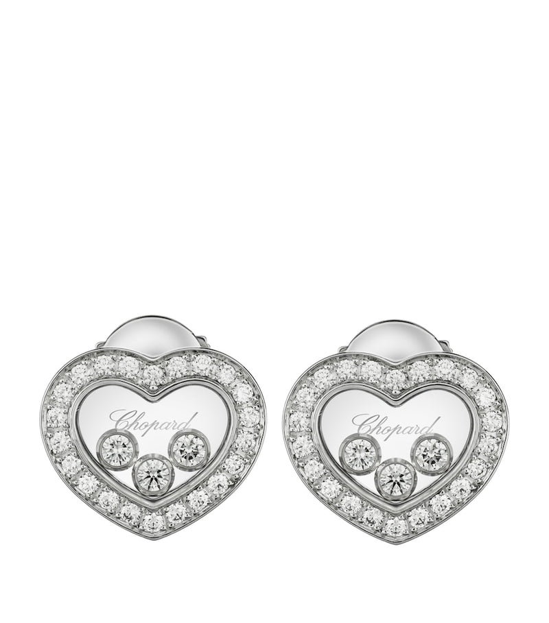 Chopard Happy Diamonds diamond stud earrings UK version
