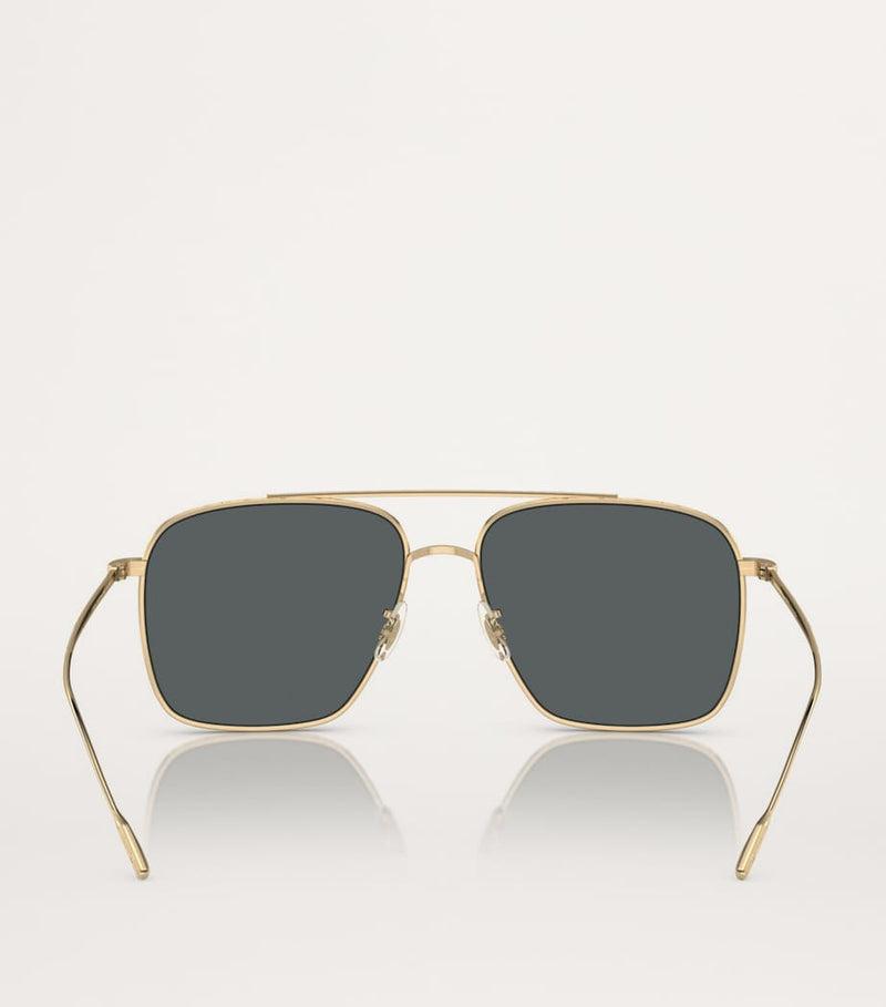 Oliver Peoples Dresner sunglasses titanium gold-tone (British brand)