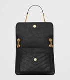Saint Laurent Niki medium shoulder bag in textured calfskin (British brand)