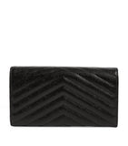 Saint Laurent Envelope matelassé leather wallet, UK version