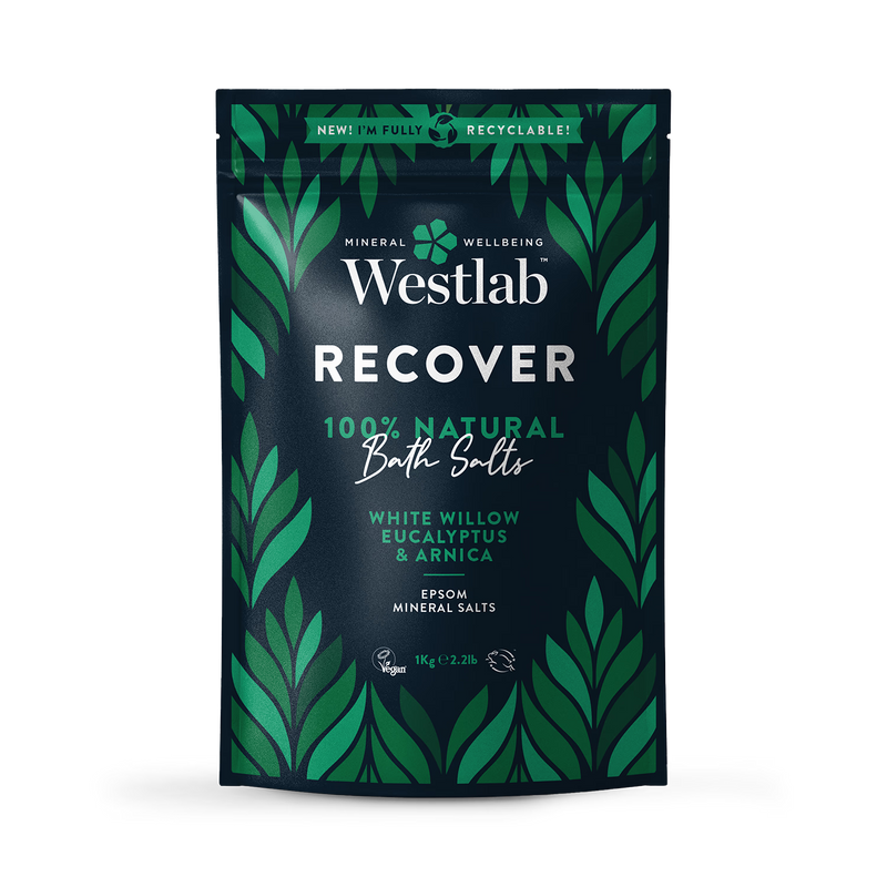 Westlab Recover Bathing Salts 1kg mineral enriched mixture (British brand)