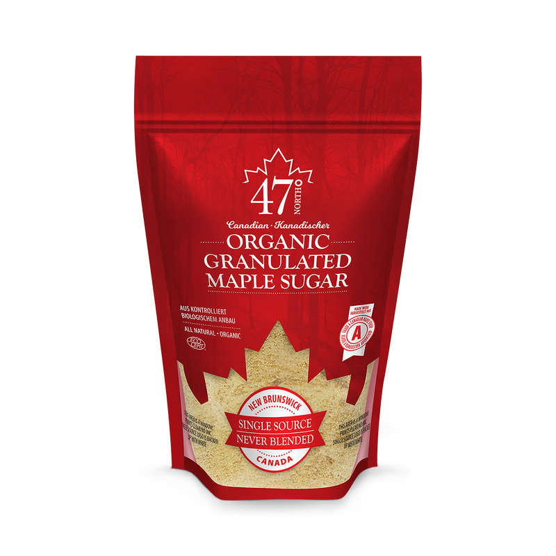 47° North organic maple sugar single source 250g, UK version