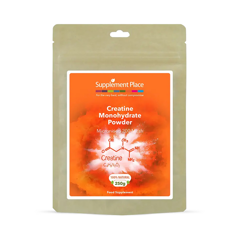 Supplement Place creatine monohydrate powder micronised 200 mesh 250g, UK version