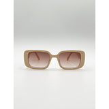 Superdrug SVNX Oversized Rectangle Sunglasses Beige One Size- Buy online at McGrocer