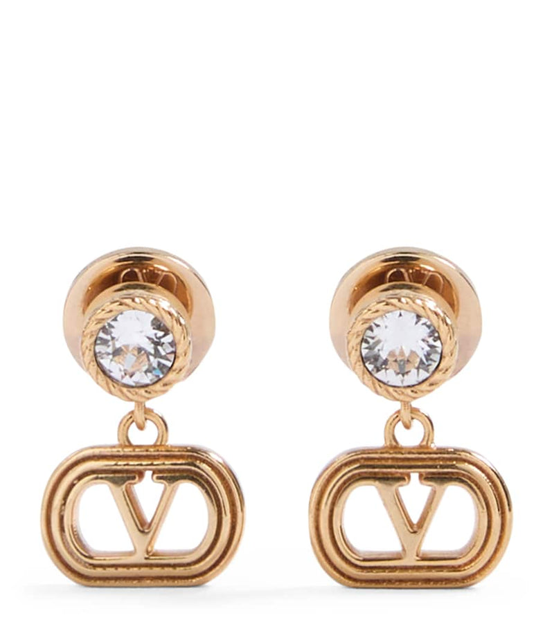 Valentino Garavani Ovalette crystal stud earrings, UK version