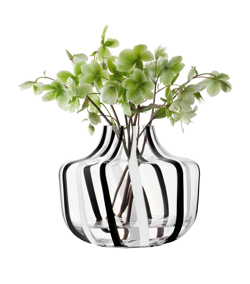 LSA International stripe vase 20cm, UK version