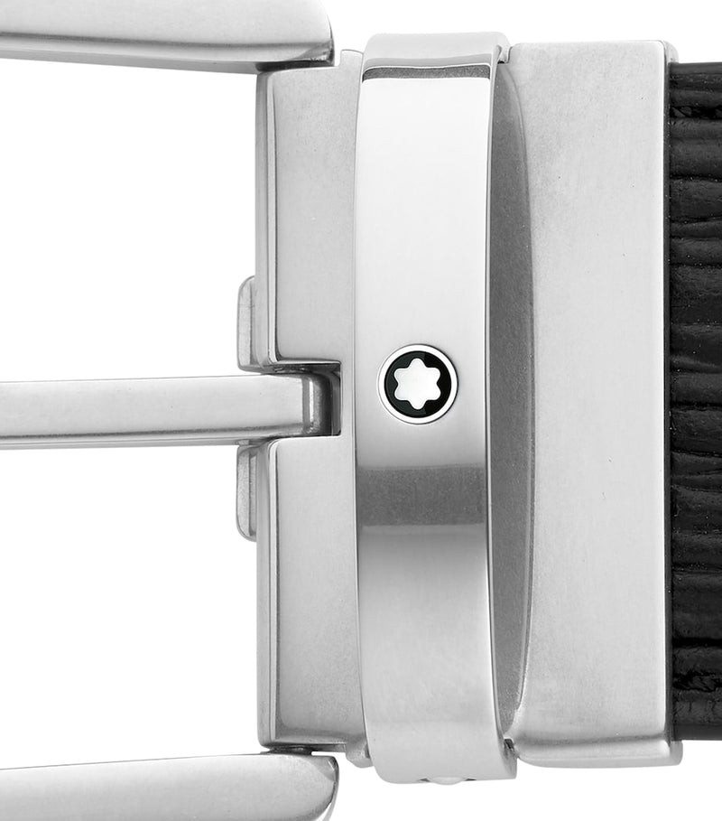 Montblanc Leather Horseshoe Belt, imported from the UK