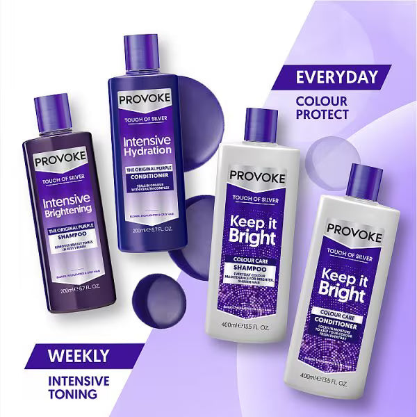 Provoke Silver Keep It Bright Conditioner 400ml, imported from the UK
