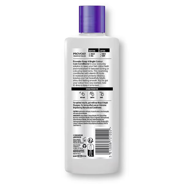 Provoke Silver Keep It Bright Conditioner 400ml, imported from the UK