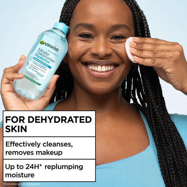 Garnier Micellar Cleansing Water Hyaluron Cleanse Replump 400ml, UK version