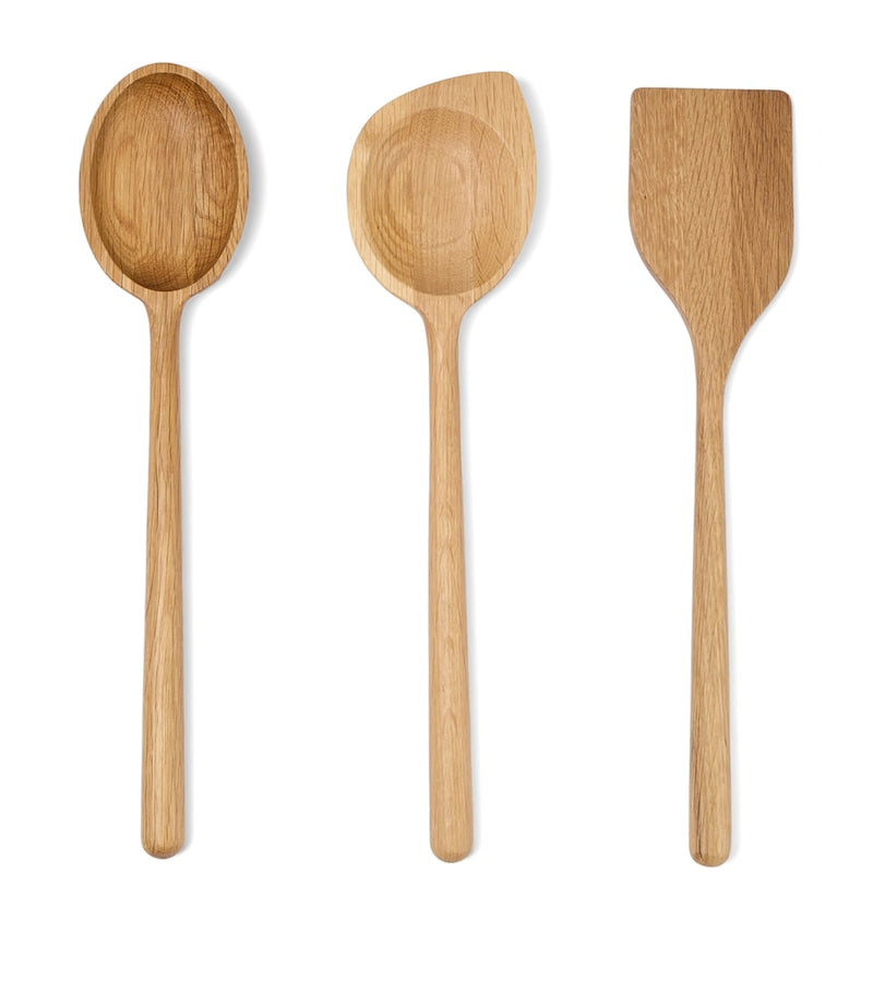 The Conran Shop oak Istria salad servers (British brand)
