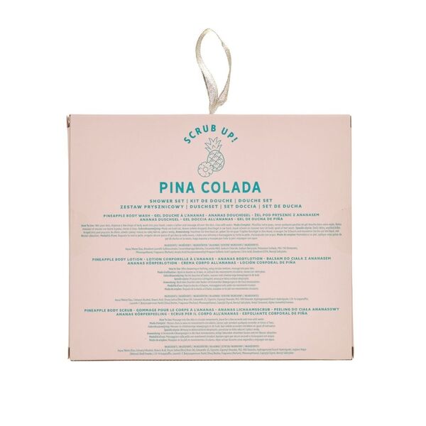 Yes Studio Pina Colada Shower Set with Tropical Fragrance (British brand)