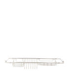 Zodiac extendable bath rack with compartments and hooks (British brand)