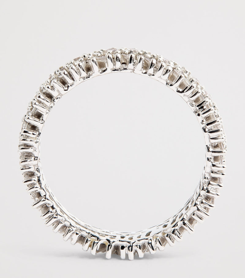 Suzanne Kalan Classic Short Stack eternity ring (British brand)