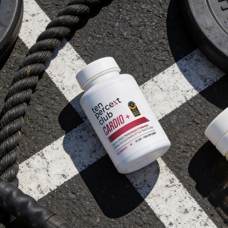 The Ten Percent Club Cardio+ cordyceps 90 capsules, UK version
