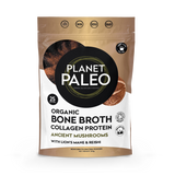 Holland & Barrett Planet Paleo Organic Bone Broth Collagen Protein Ancient Mushrooms 225g- Buy online at McGrocer