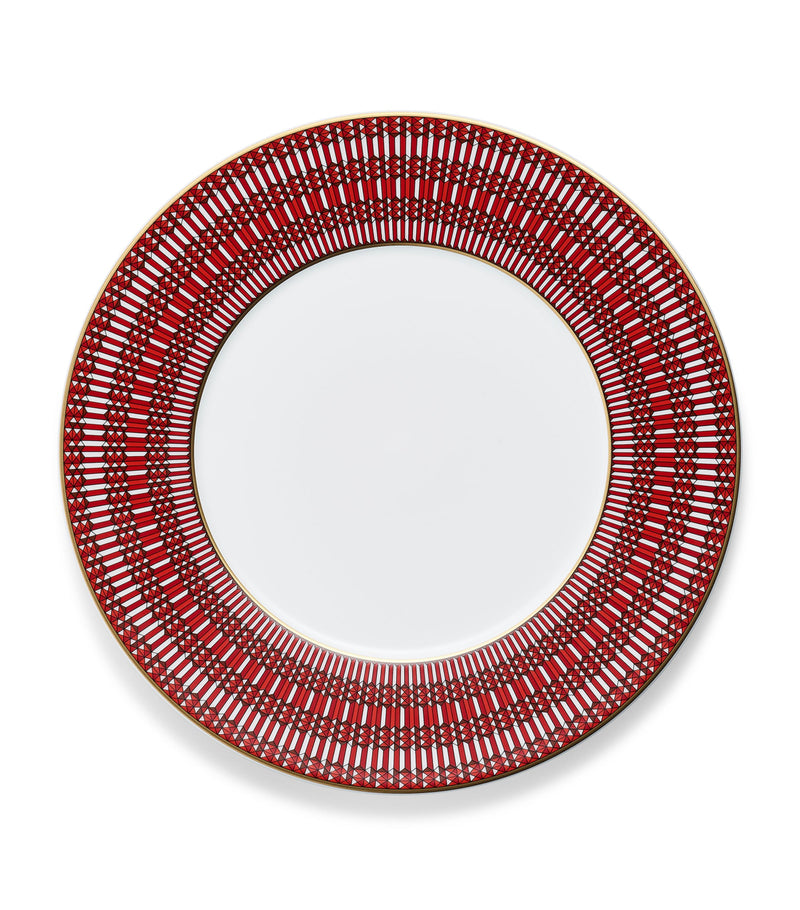 Baccarat Arcadia Red dinner plates 27cm set of 2 - British product