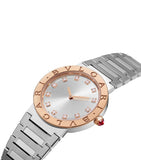 Bvlgari BVLGARI watch stainless steel rose gold 33mm, UK version