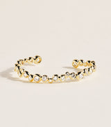 Harrods Alexis Bittar Gold-Plated Skinny Asterales Cuff Bracelet- Buy online at McGrocer