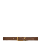 Harrods Saint Laurent Cassandre Suede Belt 3cm- Buy online at McGrocer