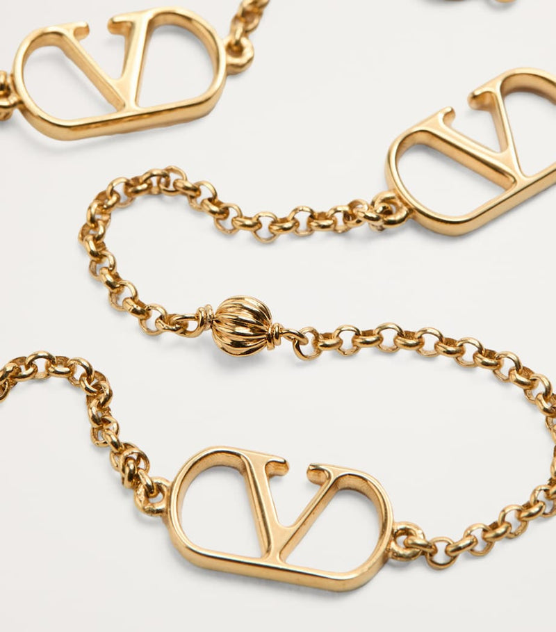 Valentino Garavani VLogo Signature necklace gold-tone (British brand)
