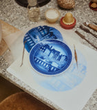 Royal Copenhagen Blue Collectibles Christmas 2026 plate 18cm, imported from the UK