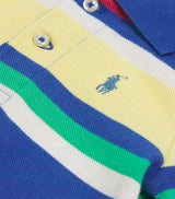 Cotton Stripe Polo Playsuit for Infants 3-12 Months