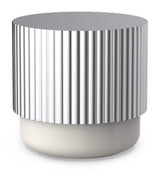 Harrods Modern Solid Aluminium and Porcelain Decorative Holder 10cm Cube- Buy online at McGrocer