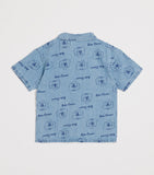 Bobo Choses denim dog logo shirt for children aged 6-7 years - British product