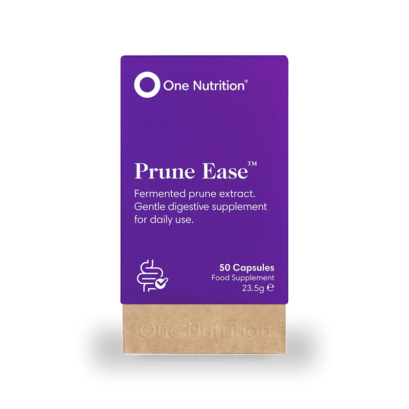 One Nutrition Prune Ease digestive supplement 50 capsules - British product