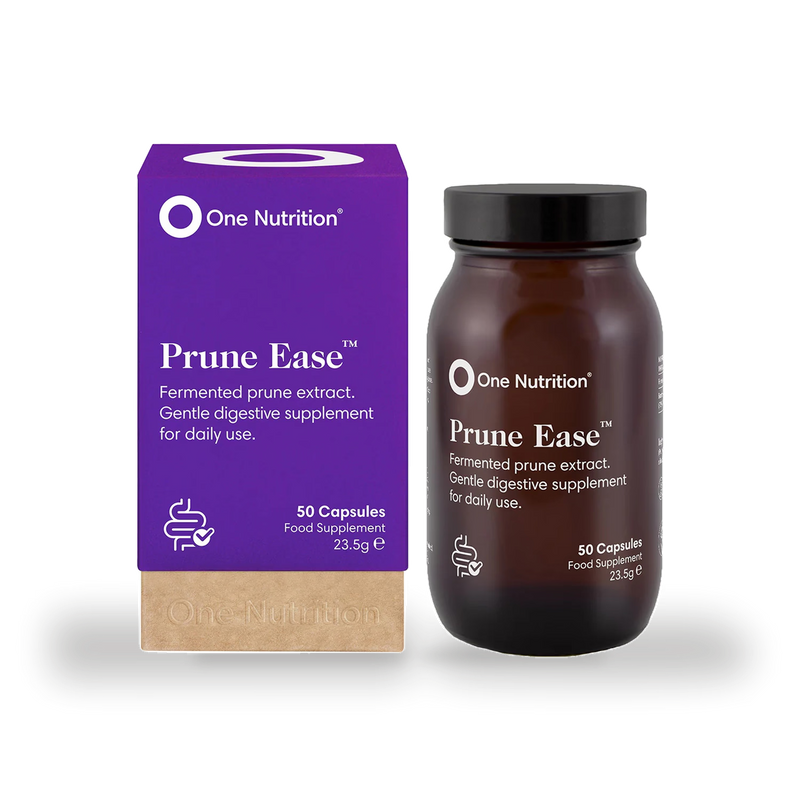 One Nutrition Prune Ease digestive supplement 50 capsules - British product
