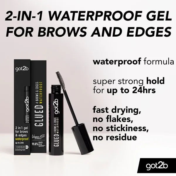 Got2b Glued Waterproof Brow Gel 16ml, UK version