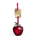 Miniature Wreath Christmas Tree Decoration with Red Fruits and Ribbon