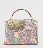 Valentino Garavani VSLING sequinned top-handle bag - British product