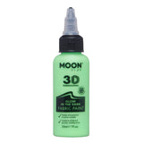 Moon Glow fabric paint green tube, imported from the UK