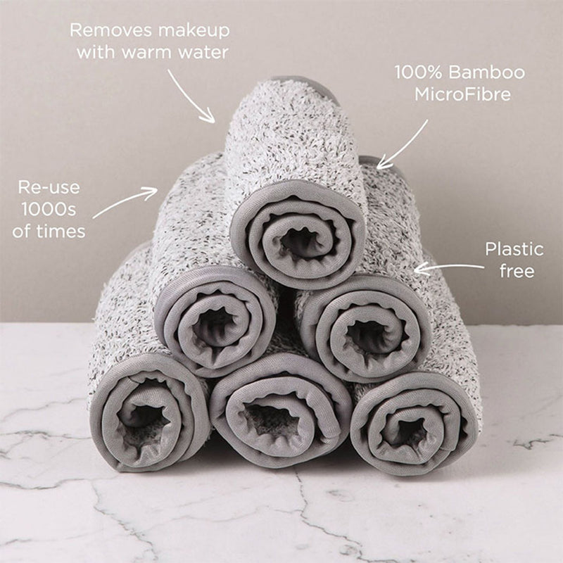 Magnitone Bamboo Microfibre Cleansing Cloths, imported from the UK