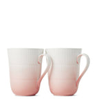 Royal Copenhagen Iris porcelain mug set (British brand)