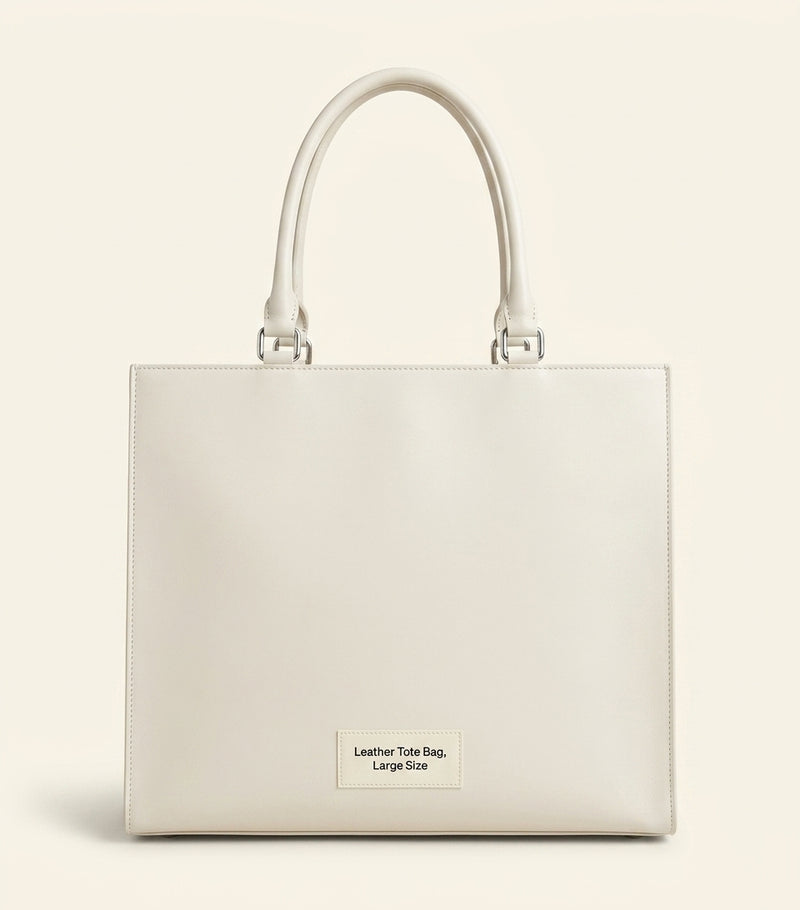 Balenciaga large leather Le City tote bag, imported from the UK