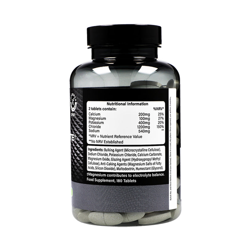 Electrolyte tablets 180 pack sports nutrition supplement - British product