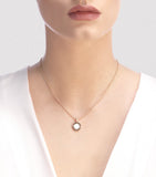 Bvlgari rose gold mother-of-pearl diamond necklace (British brand)