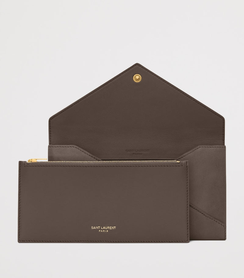 Saint Laurent Large Letter Wallet calfskin 11x19cm - British product