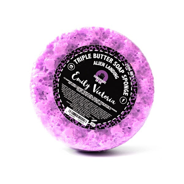Emily Victoria Triple Butter Soap Sponge Alien Landing , UK version