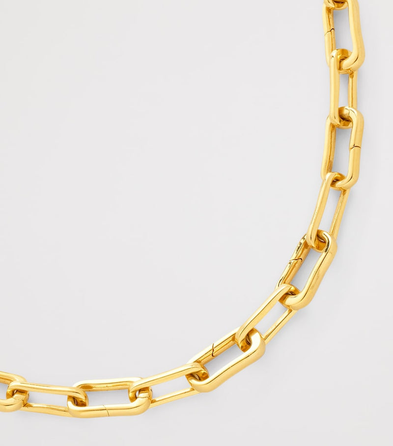 Monica Vinader Alta Charm gold vermeil necklace - British product