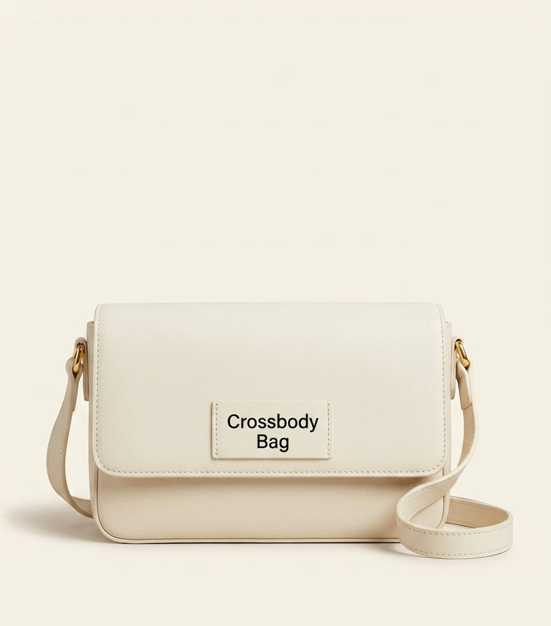 Burberry Check Note cross-body bag with leather trims - British product