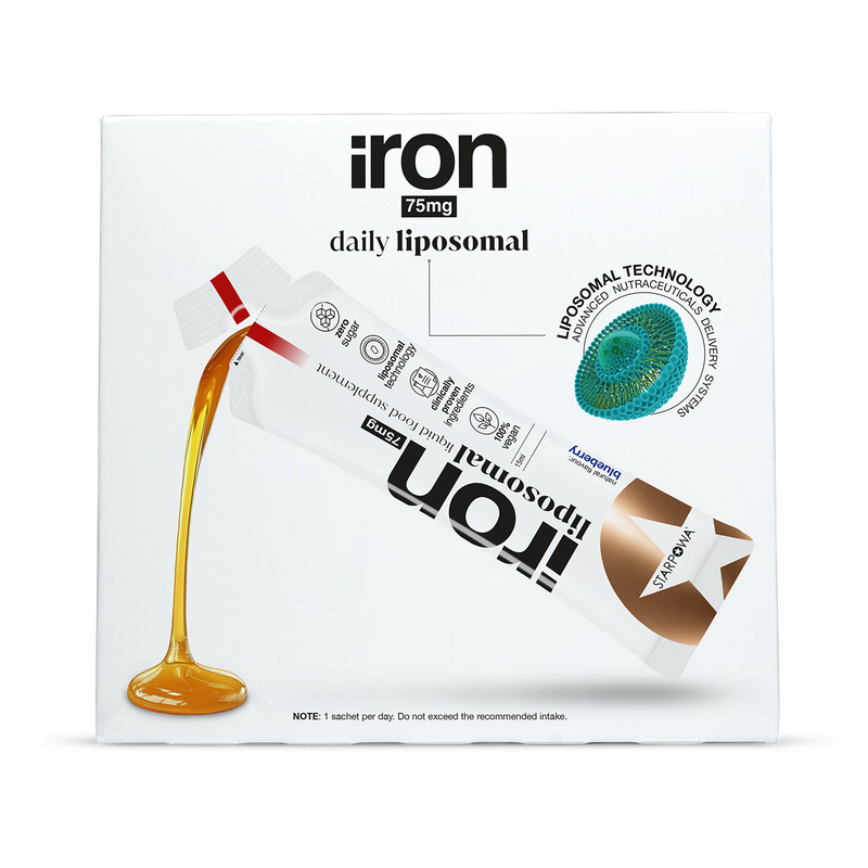 Starpowa liposomal iron supplement 14 sachets - British product