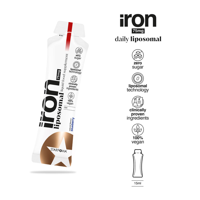 Starpowa liposomal iron supplement 14 sachets - British product