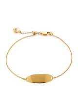 Harrods Monica Vinader Gold Vermeil Bar Chain Bracelet- Buy online at McGrocer
